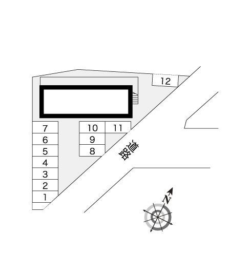 ロッキー(7415)の駐車配置図