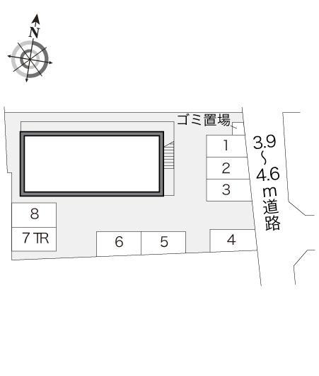 たかぎ(14117)の駐車配置図