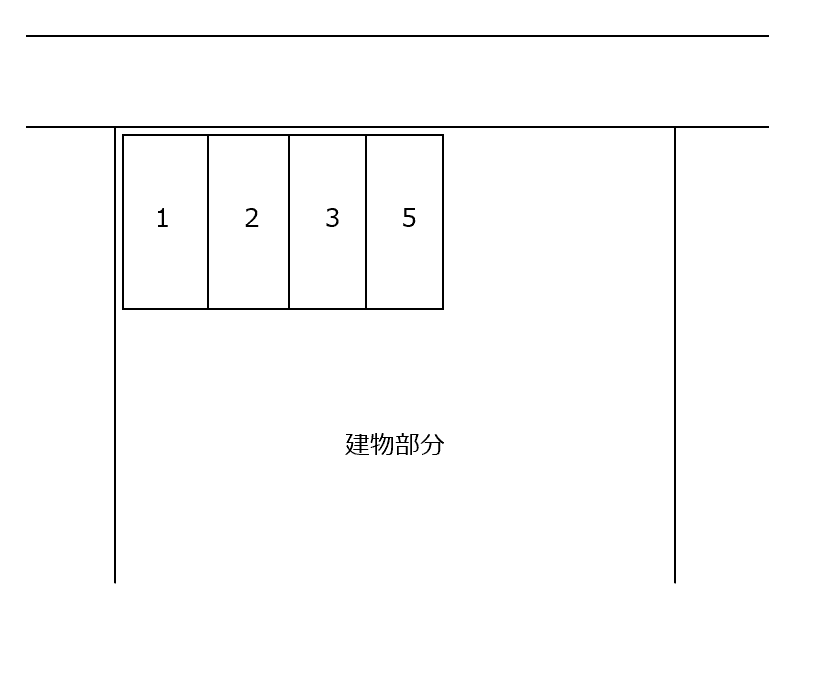 Recolte avenir駐車場の駐車配置図