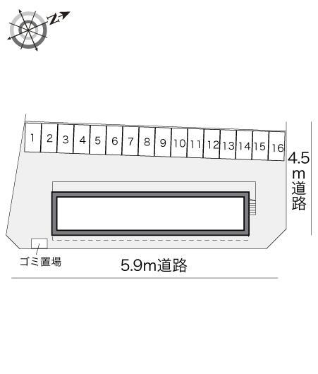 アルモニー(10041)の駐車配置図