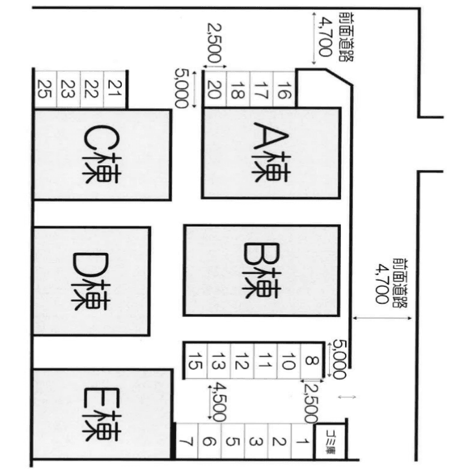 ルミエールの駐車配置図