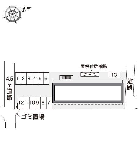 サンアルファ(30274)の駐車配置図