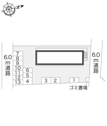 Ｌａ　Ｖｉｌｌａ(18565)の駐車配置図
