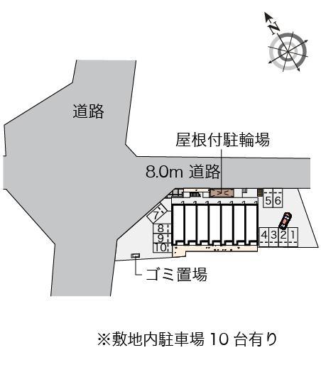 アルファ(55507)の駐車配置図