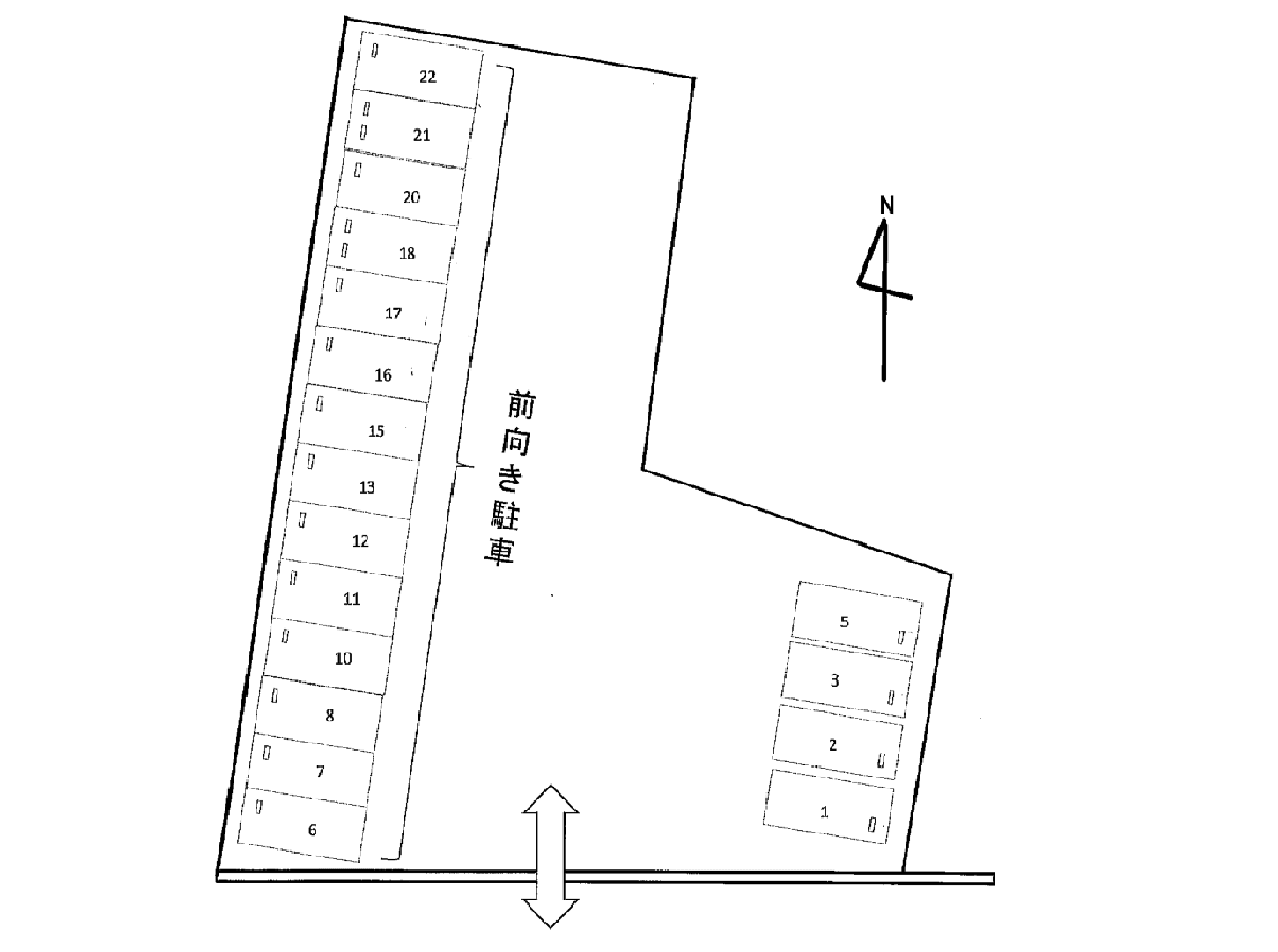 ＮＯ．９２の駐車配置図