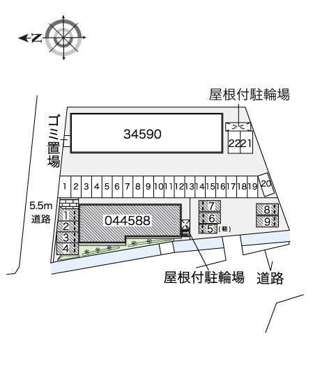 アーティカル(44588)の駐車配置図