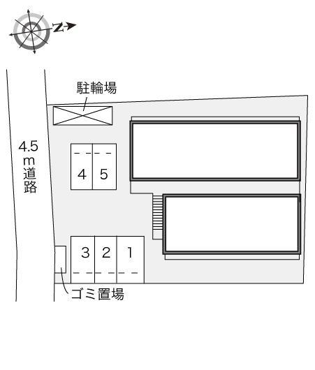 エスポワール(23349)の駐車配置図