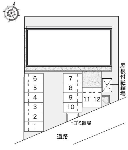 フェリーチェ(44750)の駐車配置図