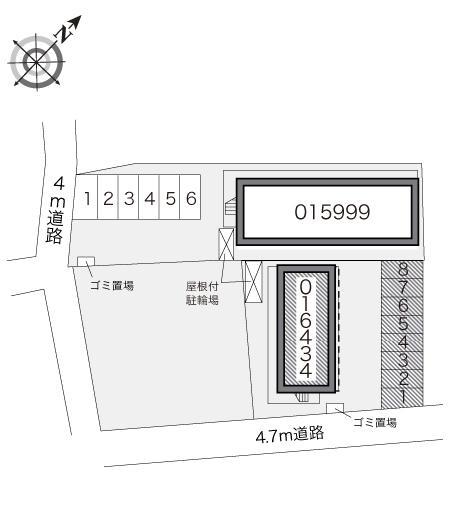 スマート(16434)の駐車配置図