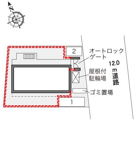 エムエイチコーポⅡ(34797)の駐車配置図