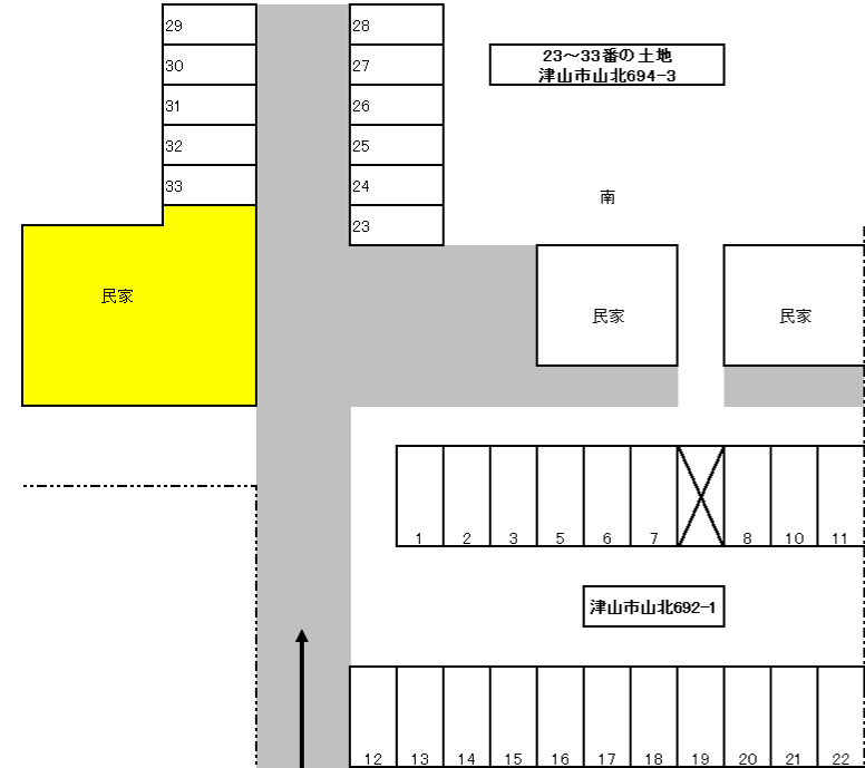 KEパーキング2の駐車配置図