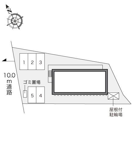 粲粲(28124)の駐車配置図