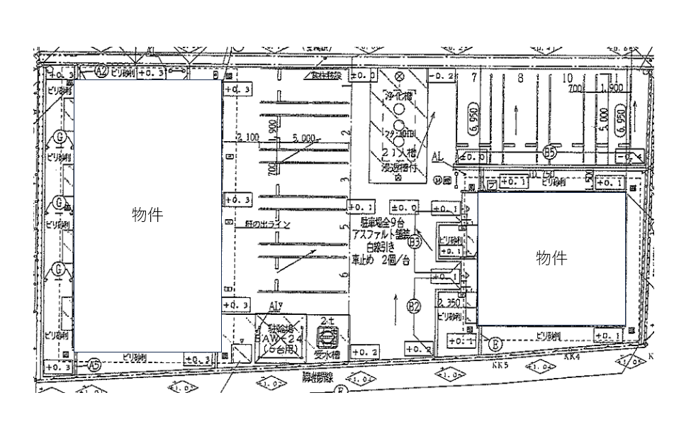 Bell Demeure ｺｰﾄｴﾚｶﾞﾝｽⅠの駐車配置図
