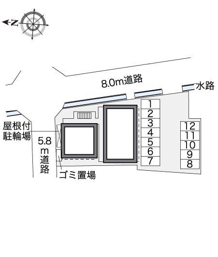 ＫＡＮＢＥ(32543)の駐車配置図