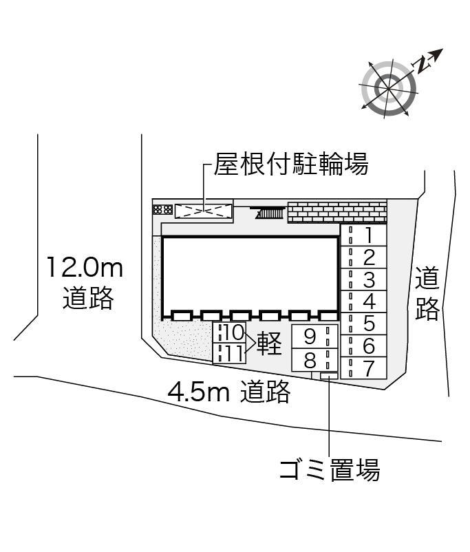 ＫⅤ(55486)の駐車配置図