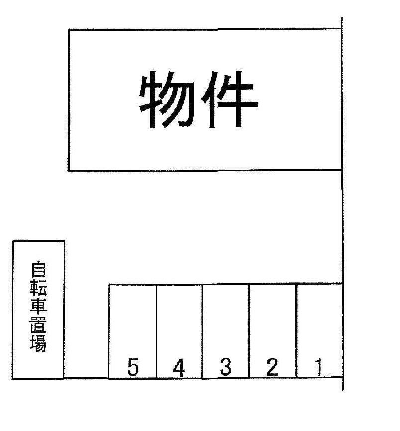 Little Wing駐車場の駐車配置図