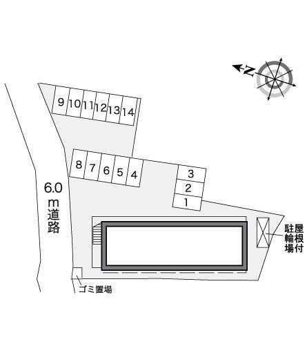 フーガ(26337)の駐車配置図