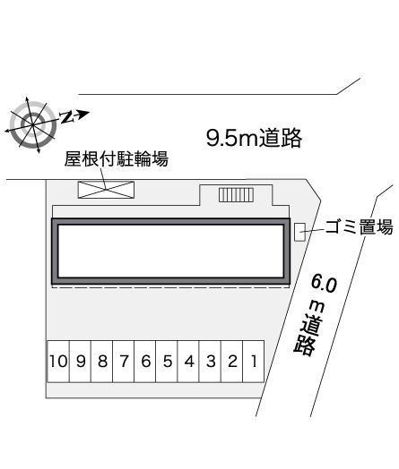アイ　ステイ(37351)の駐車配置図