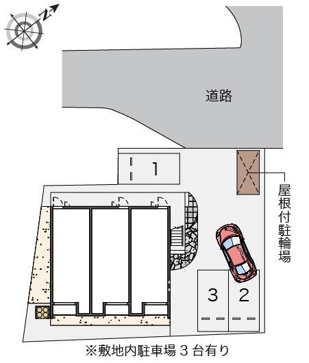 クレイノサニーコート(56880)の駐車配置図