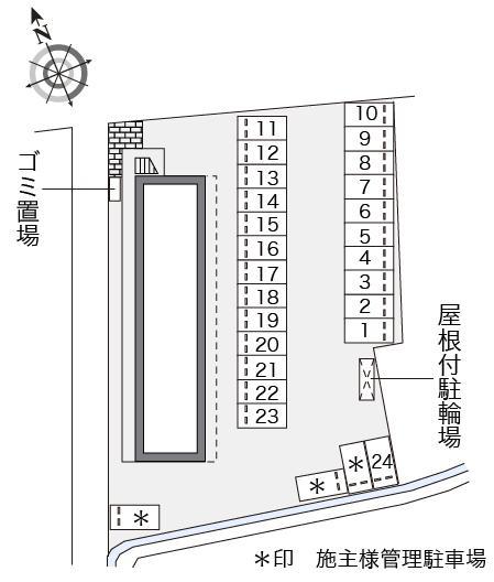 Ｓｕｎｄｏｗｎｅｒ(17711)の駐車配置図