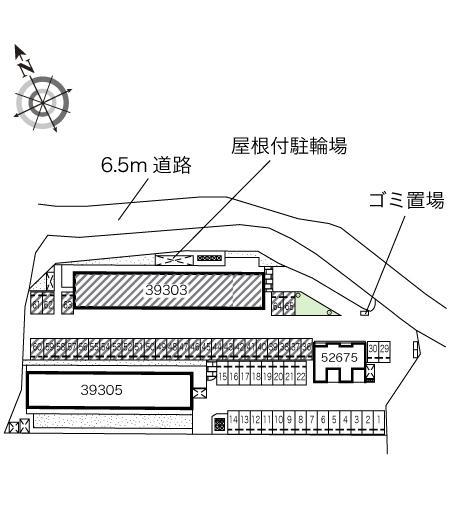 エスポワールタワラⅡ(39303)の駐車配置図