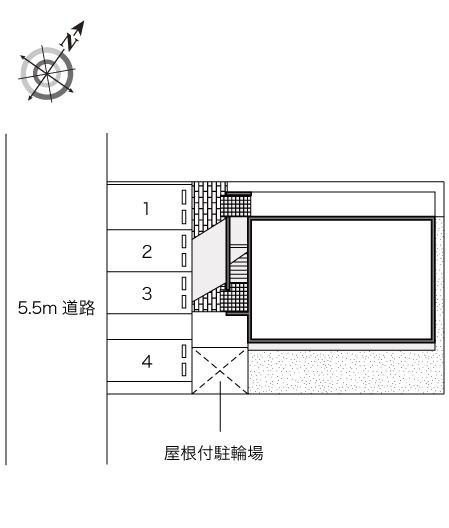 コンプリメンティ(46026)の駐車配置図