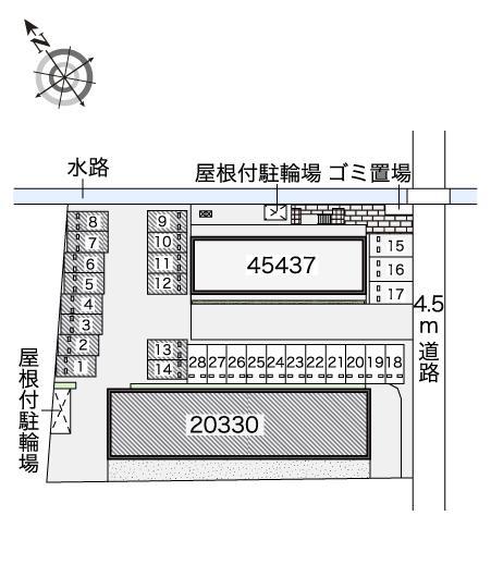 フェニックス大里(20330)の駐車配置図