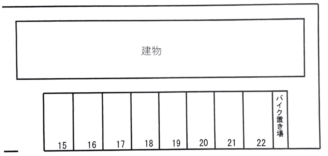 高砂７−１４駐車場の駐車配置図