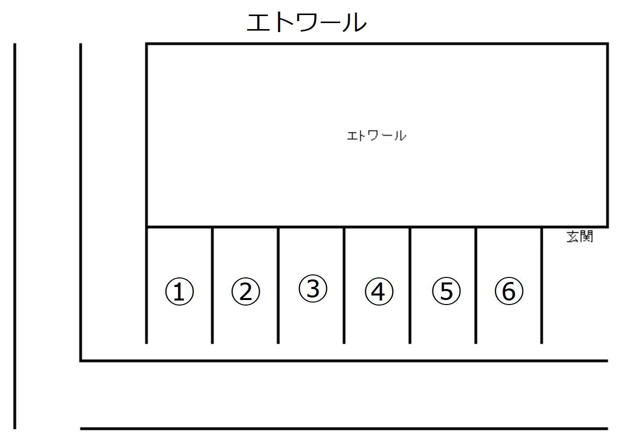 エトワールの駐車配置図