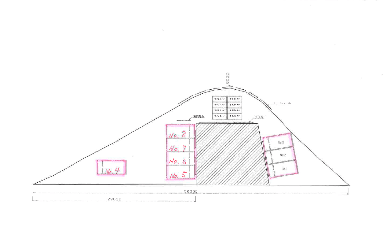 パーク８６上鶴間本町第１の駐車配置図