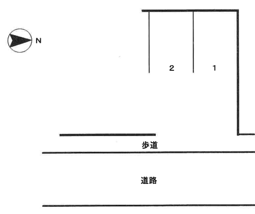 Ｍiraiya駐車場の駐車配置図