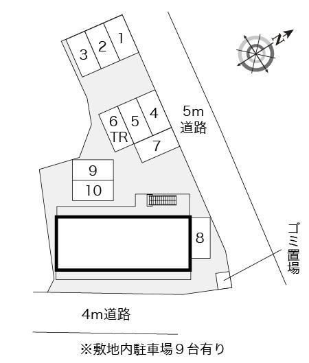 メローネ(8904)の駐車配置図