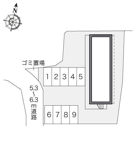 車坂(15318)の駐車配置図