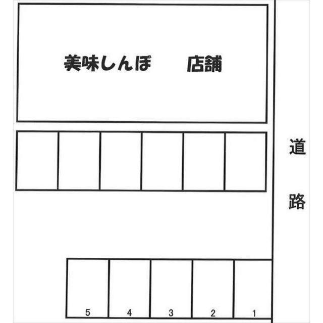 第2笠松パーキングの駐車配置図