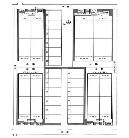 グリーンシャルマンの駐車配置図