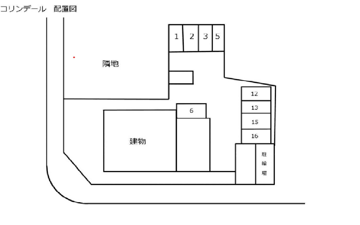 コリンデールの駐車配置図