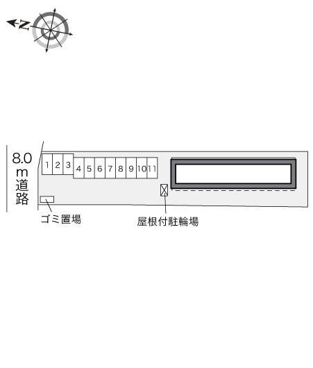 ラ　モンターニュ(29898)の駐車配置図