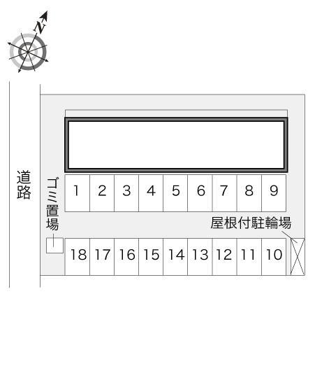 川内(23610)の駐車配置図