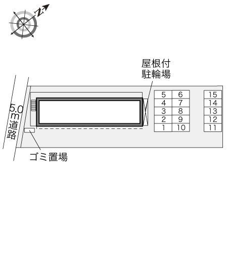 ラ　プランタン(28424)の駐車配置図