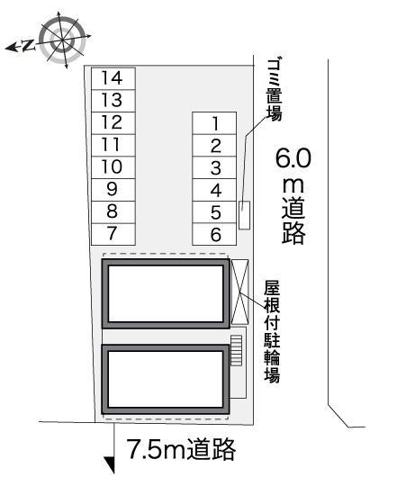 アクシス(30801)の駐車配置図