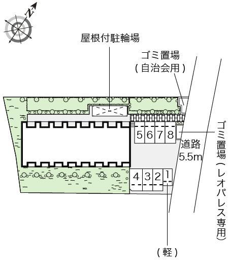 六甲篠原(52700)の駐車配置図