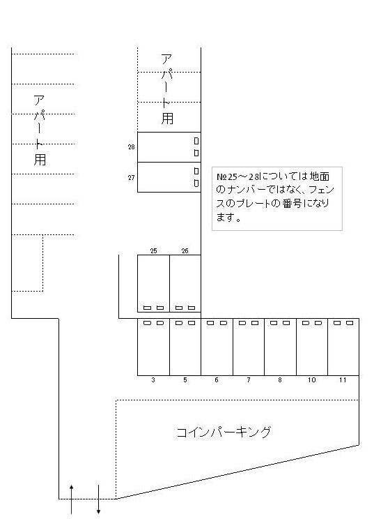 J-274の駐車配置図
