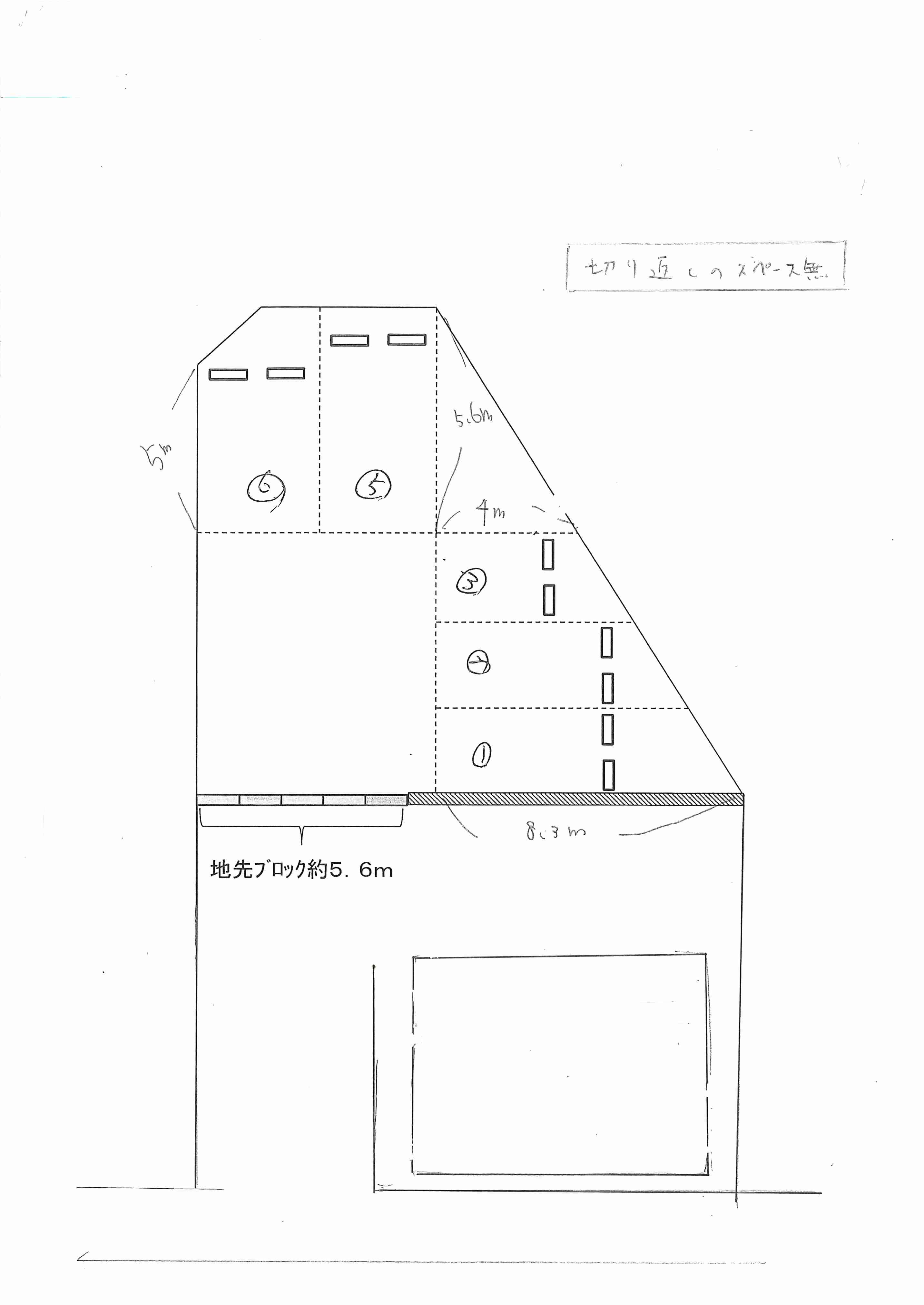 所沢第２２０Ｐの駐車配置図