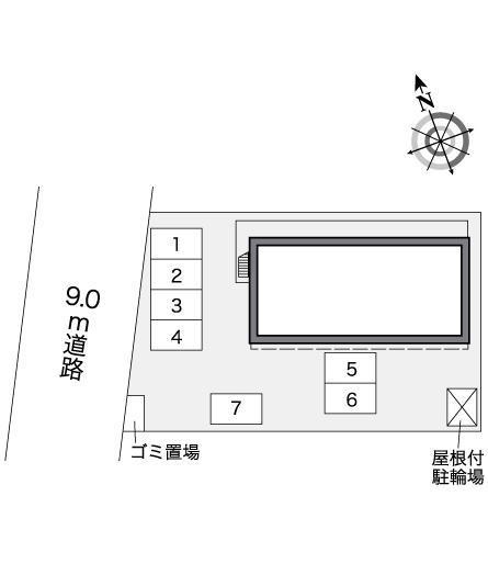 東海中央(26916)の駐車配置図