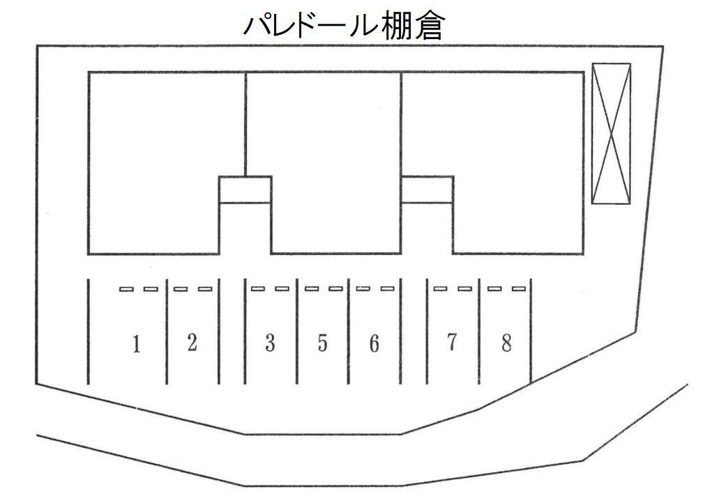 パレドール棚倉の駐車配置図