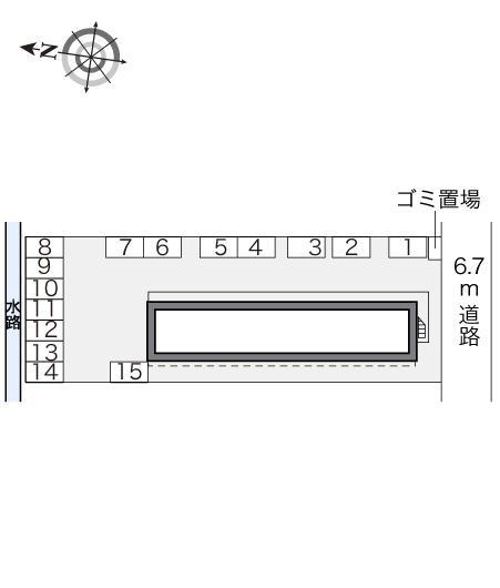 あけぼの(20829)の駐車配置図