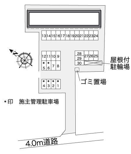 ラーク(39122)の駐車配置図