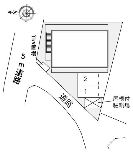 プロスペリテ(24654)の駐車配置図