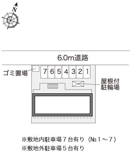 大高南(28764)の駐車配置図