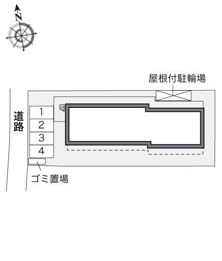 フラワーヒル熊本(34092)の駐車配置図